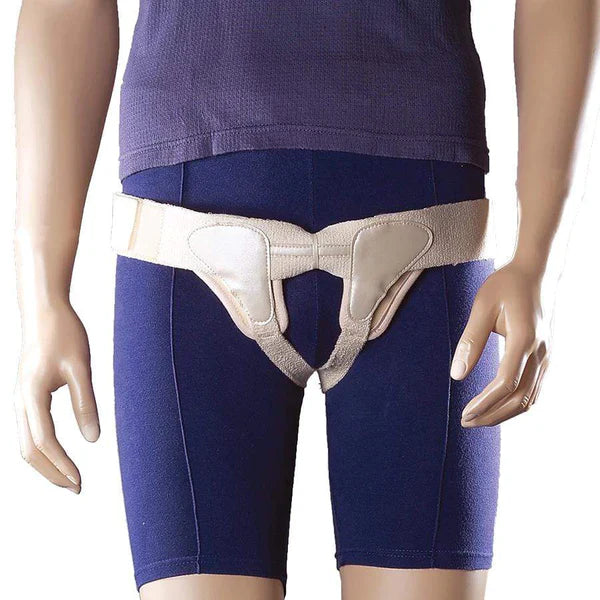 Oppo Hernia Truss Double Sided Strap Adjustable thigh straps,Bilateral inguinal hernia,hernia belt,Hook and loop closure,inguinal hernia.,issues,oppo,Wrap truss around pelvis
