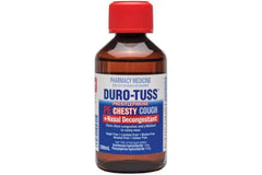 Duro Tuss PE Chesty Cough + Nasal Decongestant Liquid 200ml chesty cough,cough liquid,decongestant,duro tuss,durotuss,issues