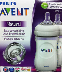 Philips Avent Natural Bottles 4*260ml avent,baby bottle,baby bottles,bottle,bottle feed,bottles,issues