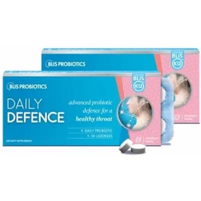 BLIS Daily Defence K12 Strawberry 30 lozenges