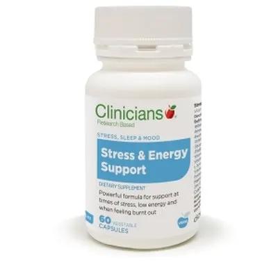 Clinicians Stress & Energy Support 60 VegeCaps