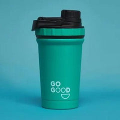 Go Good Teal Stainless Protein Shaker