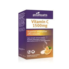 Good Health Vitamin C 1500mg 30 tabs Effervescent