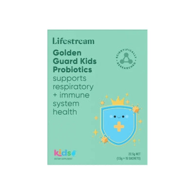 Lifestream Golden Guard Probiotics for Kids 15 x 1.5g sachets