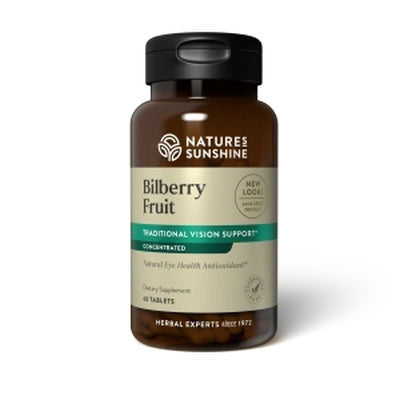 Natures Sunshine Bilberry Concentrate 60 Tablets