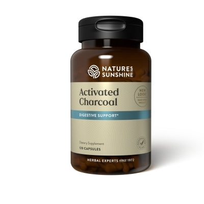 Natures Sunshine Activated Charcoal 120 Capsules