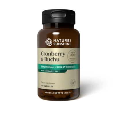 Natures Sunshine Cranberry/Buchu Concentrate 100 Capsules