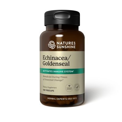 Natures Sunshine Echinacea Golden Seal 100 VegeCapsules