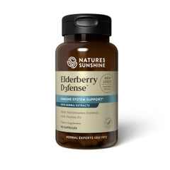 Natures Sunshine Elderberry D3fence 90 Capsules