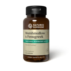 Natures Sunshine Marshmallow Fenugreek Digestive Health Capsules 100