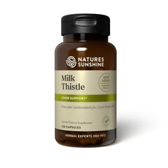 Natures Sunshine Milk Thistle Liver Support Supplement 100 Capsules