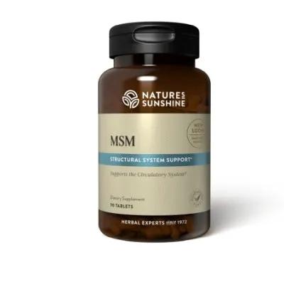 Natures Sunshine MSM 90 Tablets
