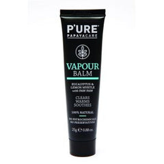 P'URE Papayacare Papaya Vapour Balm Clears Congestion Soothes 25g