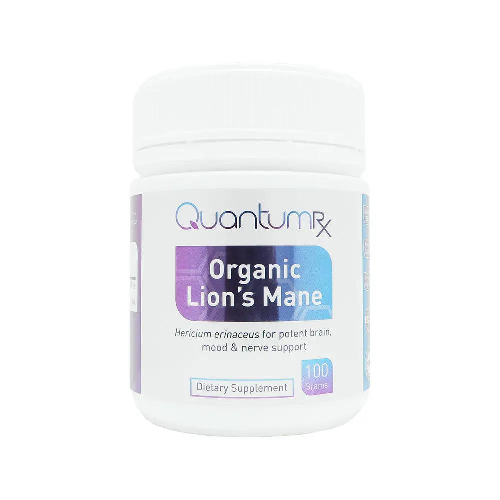 QuantumRX Organic Lion’s Mane Powder blood sugar,Blood Sugar Minerals,Blood sugar and pressure levels,blood sugar balance,Brain and immune system support,Brain Health,Brain Health supplement,cheaper than supplements.co.nz,concentrated food supplement,Cr+,