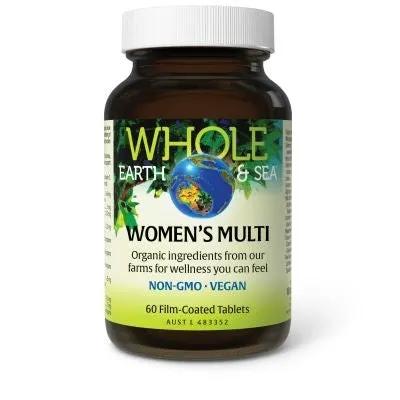 Whole Earth & Sea Women's Multi Non-GMO Vegan Multivitamin 60 Tabs