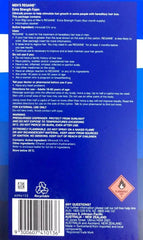 Regaine Men's Extra Strength Foam Minoxidil 5% back packaging with usage instructions and ingredients.