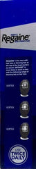 Regaine foam hair loss treatment 60g packaging highlighting vertex application for men's hair loss management.