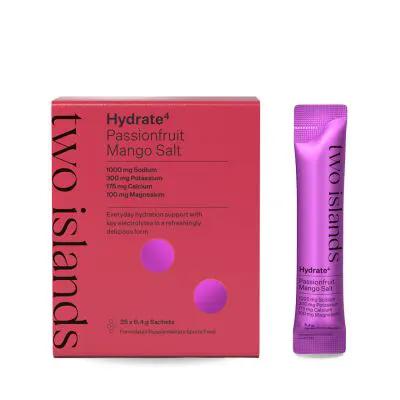 two islands Hydrate4 Passionfruit Mango Salt 25 x 6g sachets