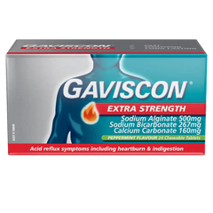 Gaviscon Tabs Peppermint 24 acid reflux,Gaviscon Tabs Peppermint,heart burn,heartburn,indigestion,issues,reflux