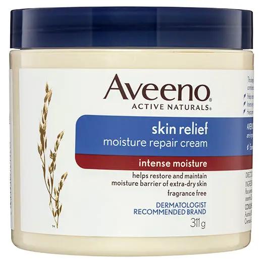 Aveeno Skin Relief Moisture Repair Cream 311gm Christmas gift,christmas sale,cracked skin,cream,dry skin,dry spots,intensive moiturising cream,issues,moisturising cream