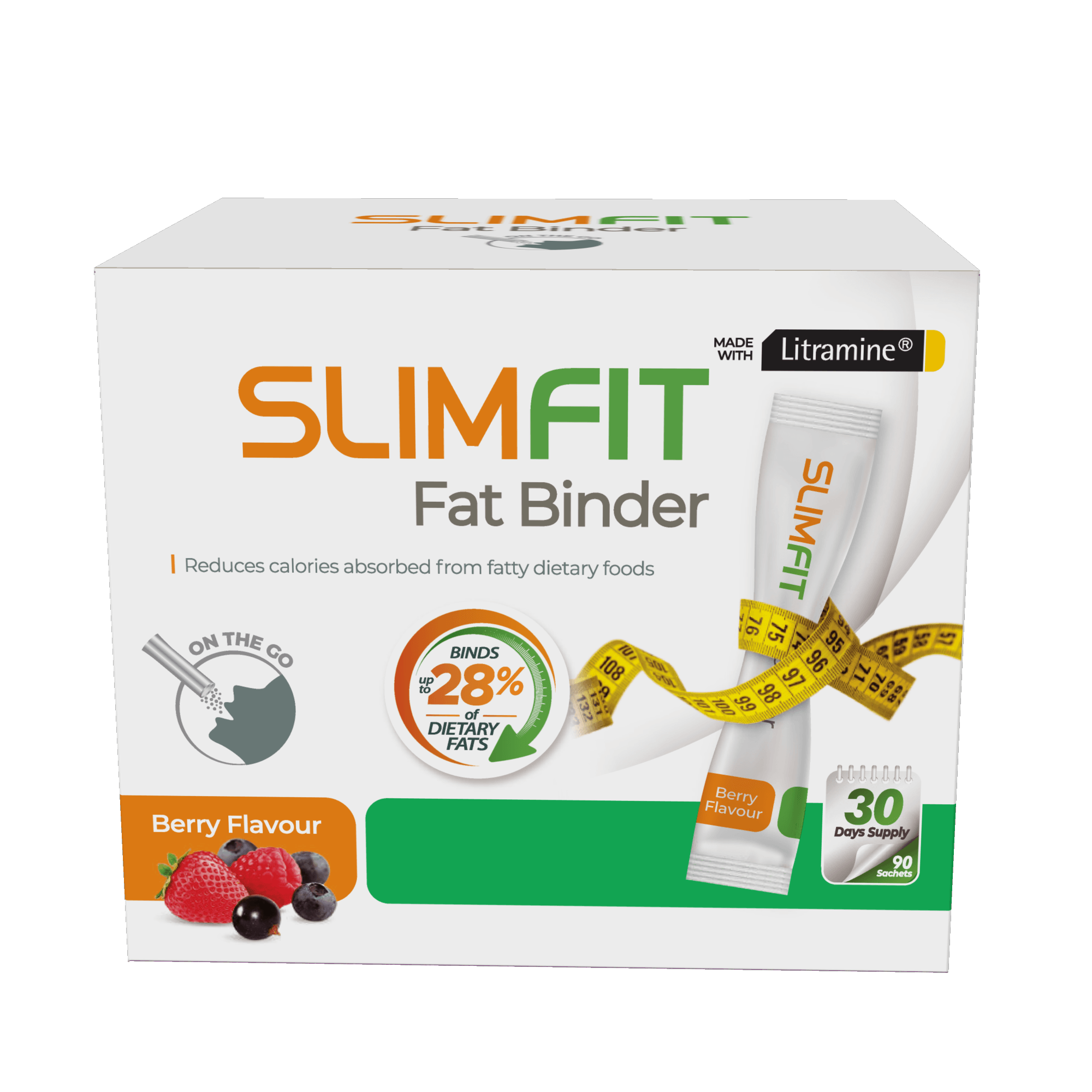 SLIMFIT Fat Binder Berry Sachet 90s - DominionRoadPharmacy