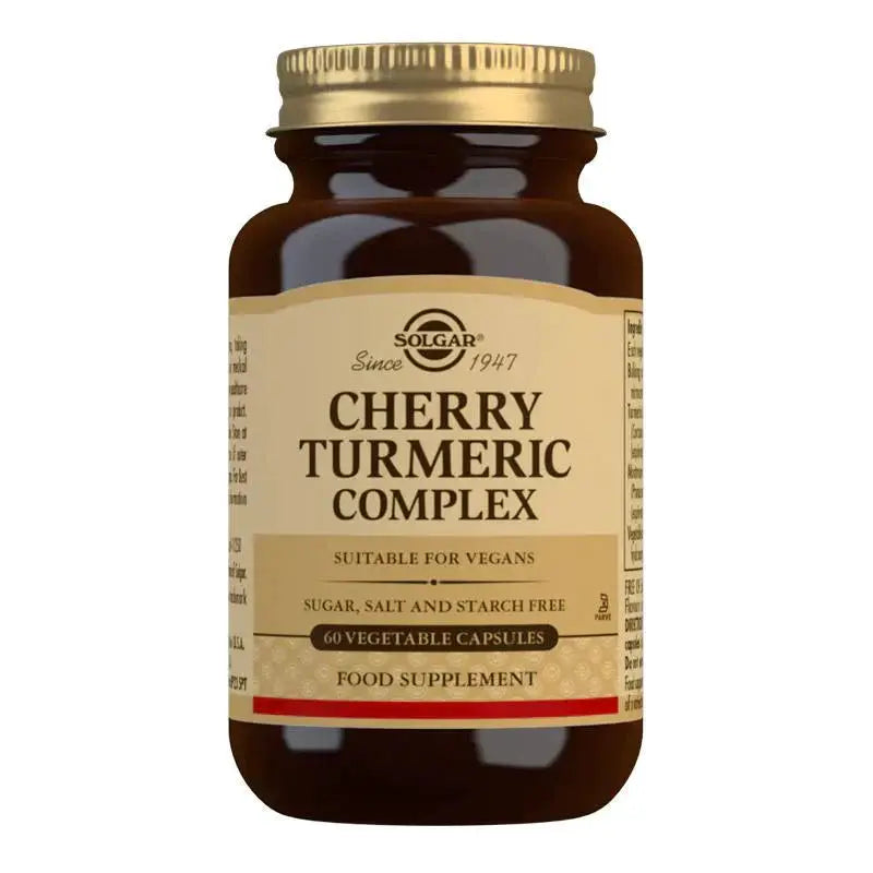 Solgar Cherry Turmeric Complex Vegetable 60 Capsules cherry trumeric,issues,Solgar Cherry Turmeric Complex Vegetable 60 Capsules