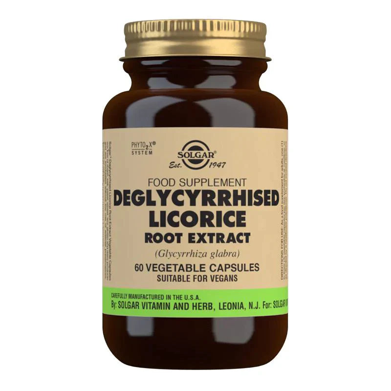 Solgar Deglycyrrhised Licorice Root Extract Vegetable 60 capsules daily vitamins,issues,licorice,Multi vitamins,multivitamins,Solgar Deglycyrrhised Licorice Root Extract Vegetable 60 capsules,vitamins,vitamins and minerals,Vitamins and Supplements,vitamin