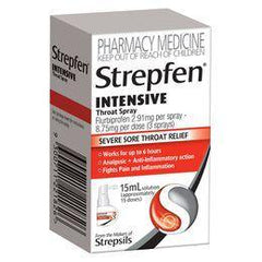 Strepfen Intensive Throat Spray 15ml betadine,difflam,issues,strepfen,throat pain,throat spray