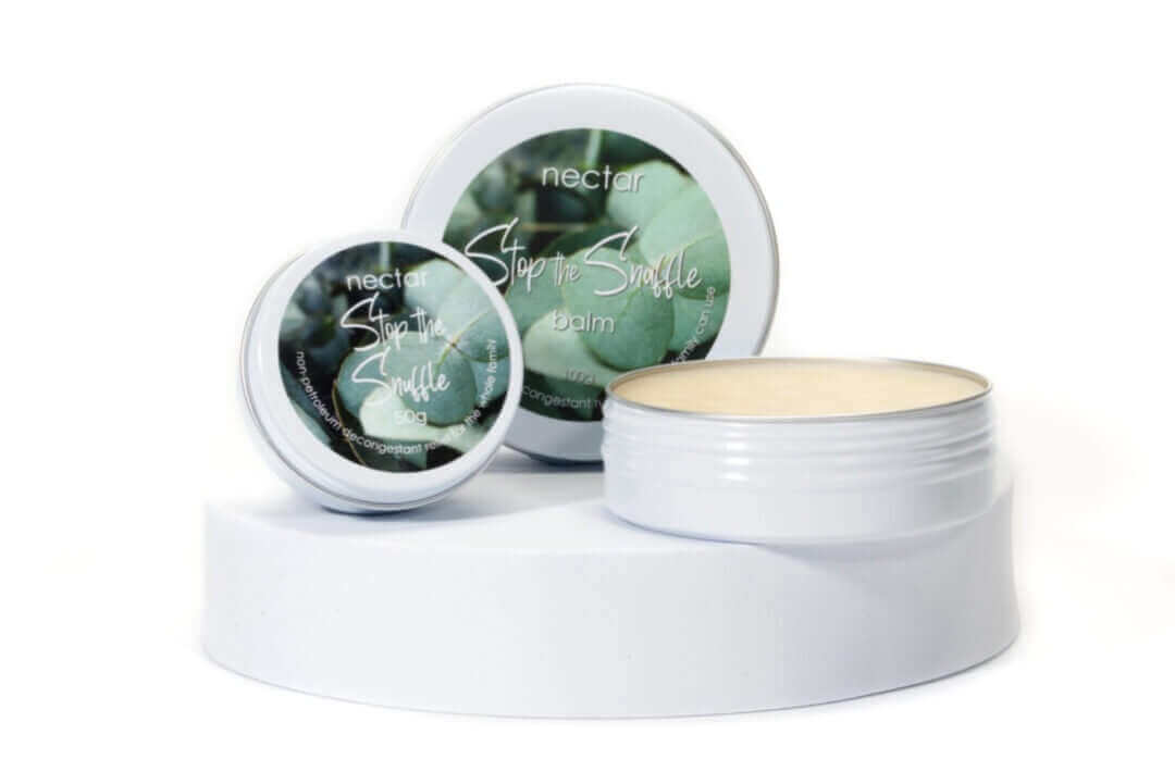 Nectar Stop the Snuffle Gentle Decongestant Rub 100g allergy eyes,Brain & Cognition Cardiovascular Eye Health,Congestion Rub,Decongestant Rub,dry eye,dry eyes,eye,eye care,eye drops,eye health,eye lash,Eye-catching fabrics,eye-watering,eyelash,Gentle Deco