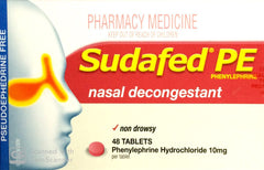 Sudafed PE Decongestant Tablets - 48 Nasal Relief Tablets Allergy Relief,Cold Medicine,Decongestant Tablets,Nasal Relief,optimized,Sudafed PE