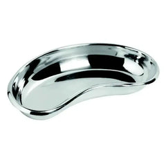 Allcare Kidney Dish Stainless Steel Medium 200mmL x 95mmW x 38mmH,Small 172mmL x 93mmW x 34mmH,• Manufactured in Thailand,• Stainless steel dish commonly used to receive soiled dressings and medical waste