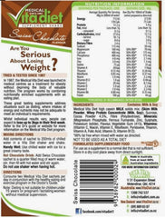 Vita Diet Swiss Chocolate 14 Pk 99% Fat Free,Complete Protein (Whey & Casein),issues,Meal Supplemen,Swiss Chocolate,vita diet
