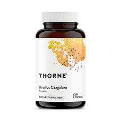 Thorne Bacillus Coagulans 60 Capsules 50 billion bacteria,anti bacterial,antibacterial,bacteria,bacterial vaginosis,good bacteria,issues,numbing and antibacterial,oral anti bacterial,thorne