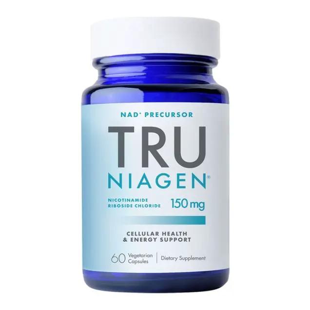 Tru Niagen 150 mg Niagen Per Capsule Supports Cellular Health and Energy Production Dietary Supplement 60 Capsules