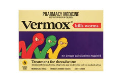 Vermox Orange Tablets 100mg 6 tablets chewables,google,issues,mebendazole,orange flavour,thread worm,thread worms,threadworm,vermox