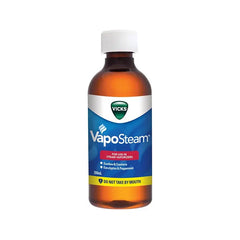 VICKS VAPO STEAM DOUBLE STRENGTH INHALANT 200ML double strength,eucalyptus and peppermint,for use in steam vapourizers,issues,soothes and comfort,vicks vaposteam