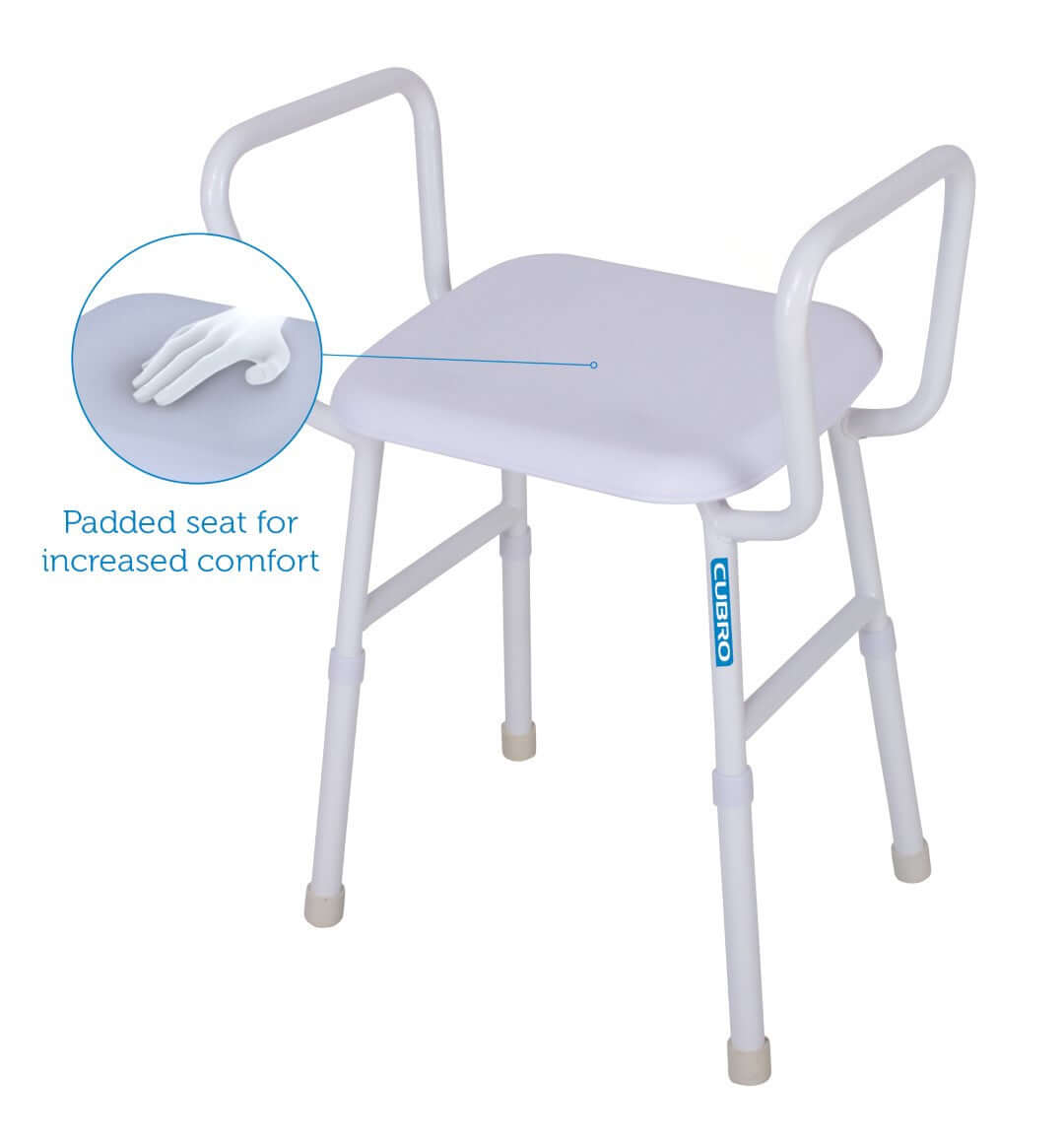 Viking® Shower stool with arms and padded seat armrests Shower stool,bath stool,issues,padded seat,Shower Stool With Arms,Shower stool with arms and padded seat,stool,stool with arms