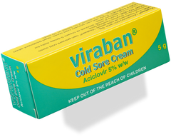 Viraban Cold Sore Cream 5gm aciclovir,cold sore,google,issues,viraban