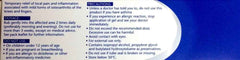 Voltaren Osteo Gel pain relief usage and precautions instructions for effective topical application.