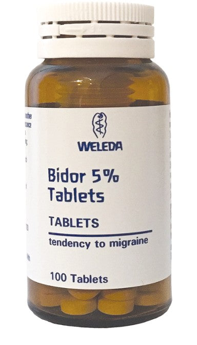 Weleda Bidor 5% Tablets 100 tablets bidor,issues,migraine,nervous exhaustion,weleda