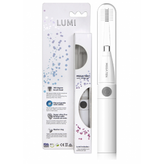 MEGA TEN Lumi Sonic Toothbrush 12yr+ Electric Toothbrush for Adults