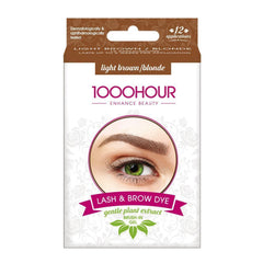 1000 Hour Plant Extract Lash & Brow Dye Kit Light Brown - DominionRoadPharmacy
