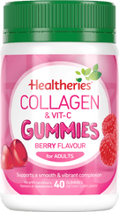 Healtheries Collagen & Vit-C 40 Gummies for Adults Berry Flavour - DominionRoadPharmacy