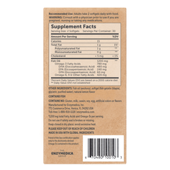 Enzymedica Aqua Biome Fish Oil Classic Strength 60 softgels