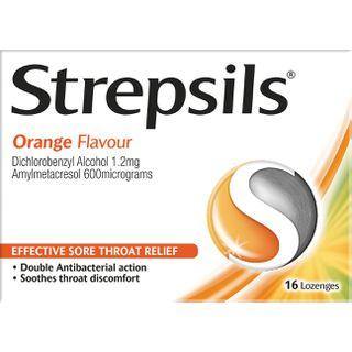 Strepsils Orange Flavour Lozenges 16
