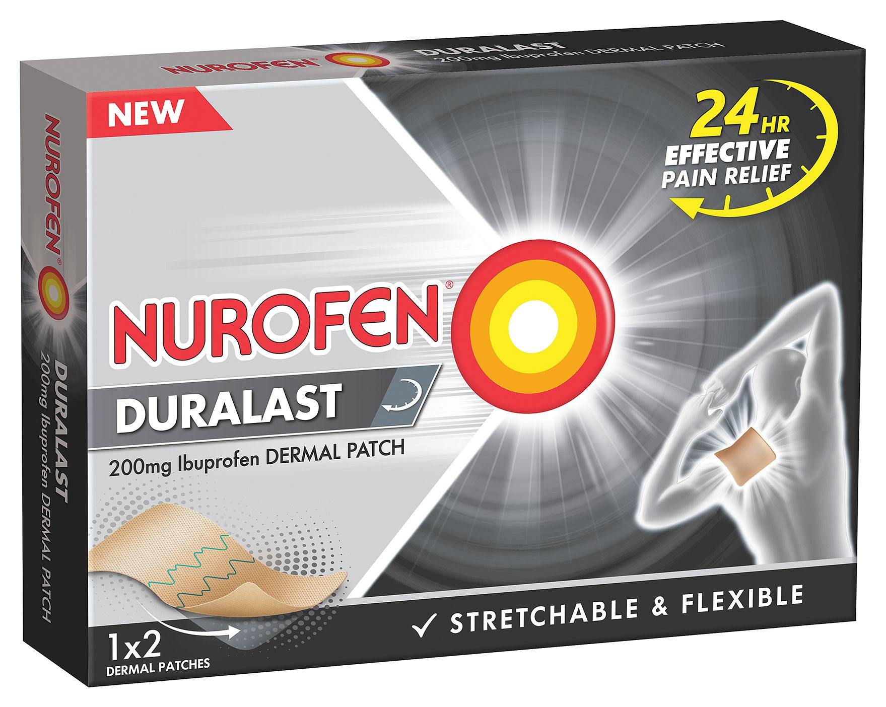 Nurofen Duralast Dermal Patch 4pk - DominionRoadPharmacy