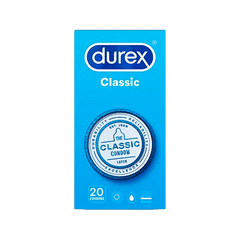 Durex Classic Condoms 20 - DominionRoadPharmacy