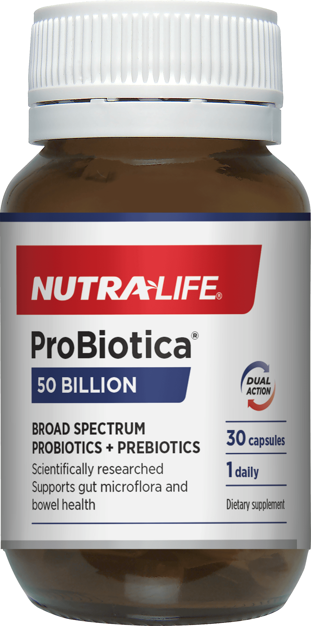 Nutralife ProBiotica 50 Billion - 30 Capsules for Gut Health - DominionRoadPharmacy