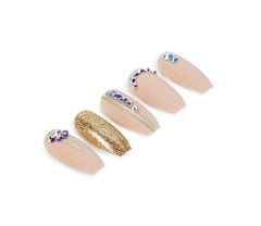 Ardell Nail Addict Artificial nail set- Nude Jeweled - DominionRoadPharmacy