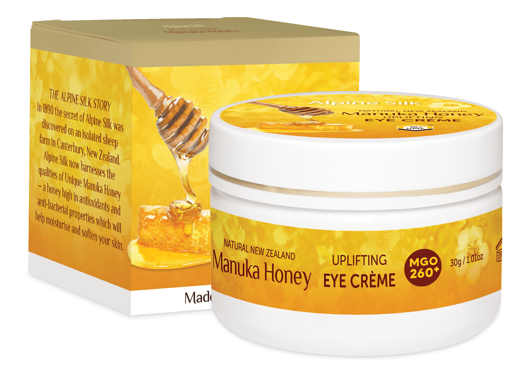 Alpine Silk Manuka Honey Eye Cream 30g